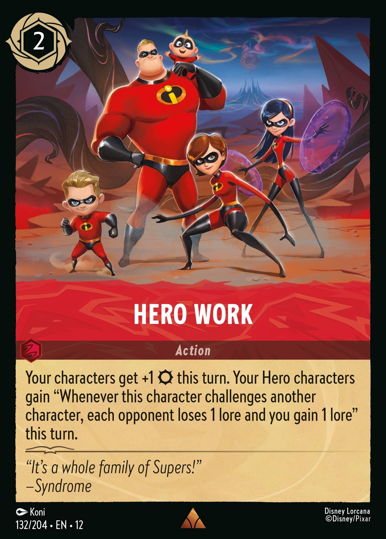 Wilds Unknown - 132/204 Hero Work R