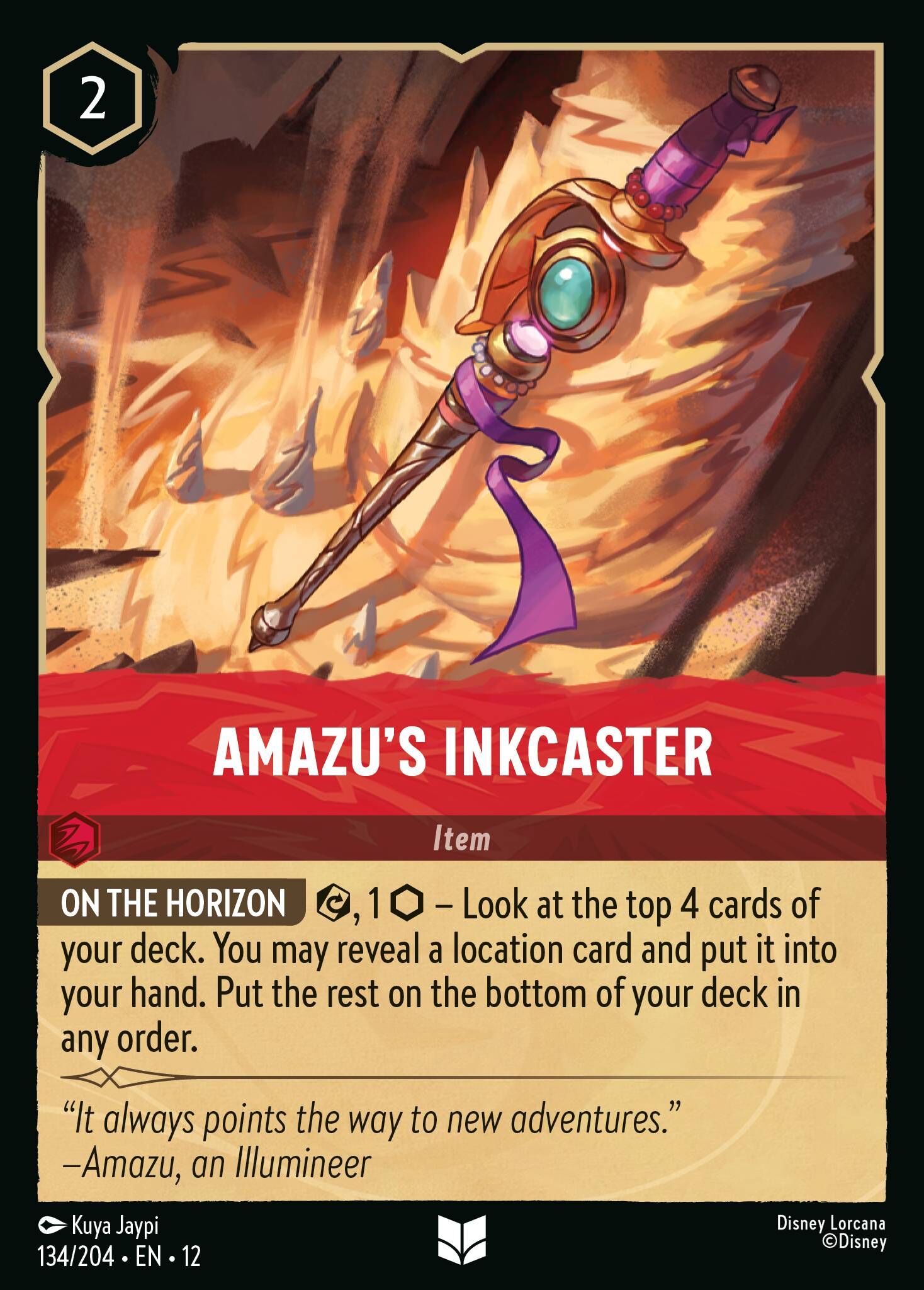 Wilds Unknown - 134/204 Amazu's Inkcaster UC
