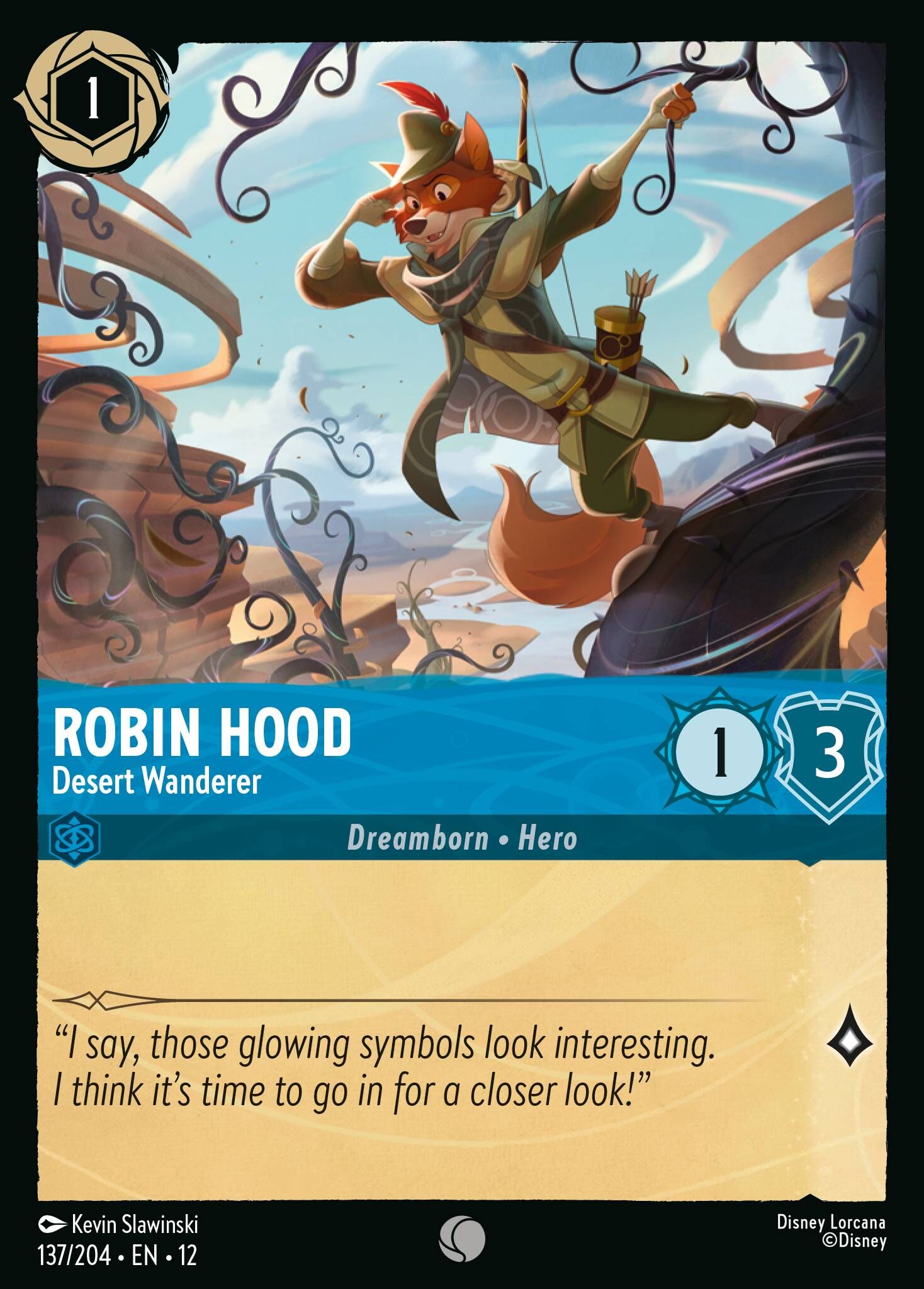 Wilds Unknown - 137/204 Robin Hood - Desert Wanderer C