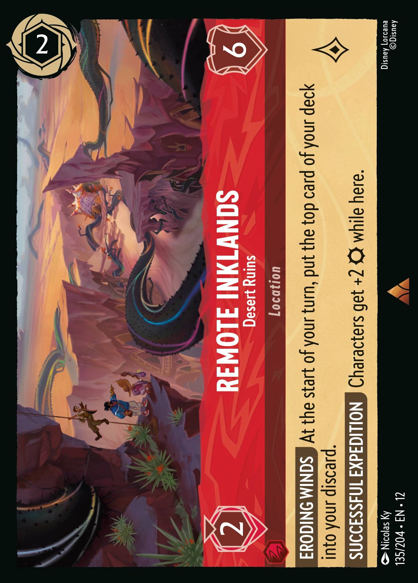 Wilds Unknown - 135/204 Remote Inklands - Desert Ruins R