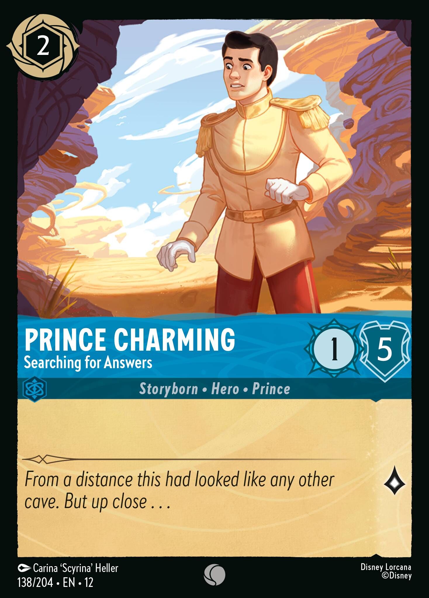 Wilds Unknown - 138/204 Prince Charming - Searching for Answers C