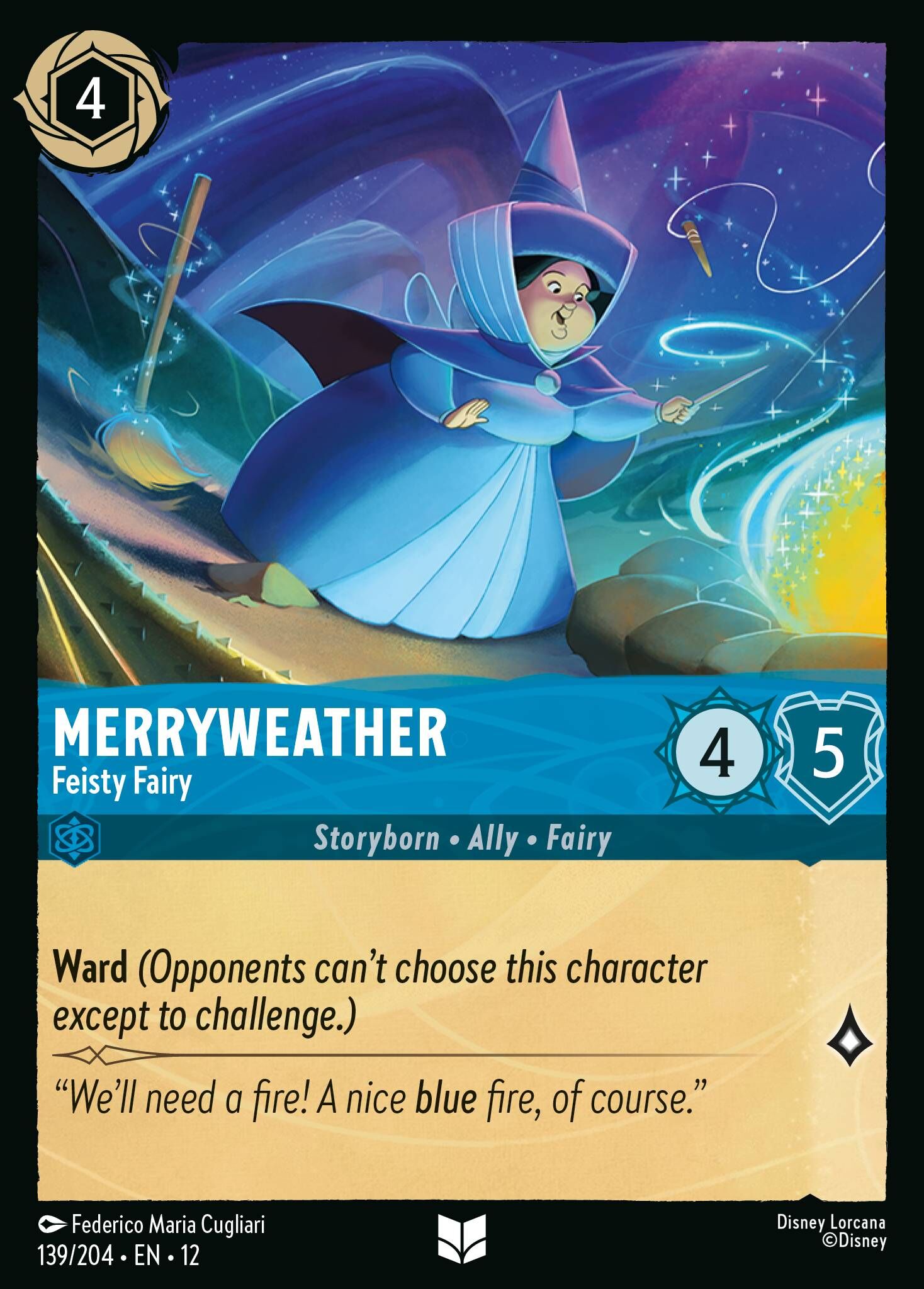 Wilds Unknown - 139/204 Merryweather - Feisty Fairy UC