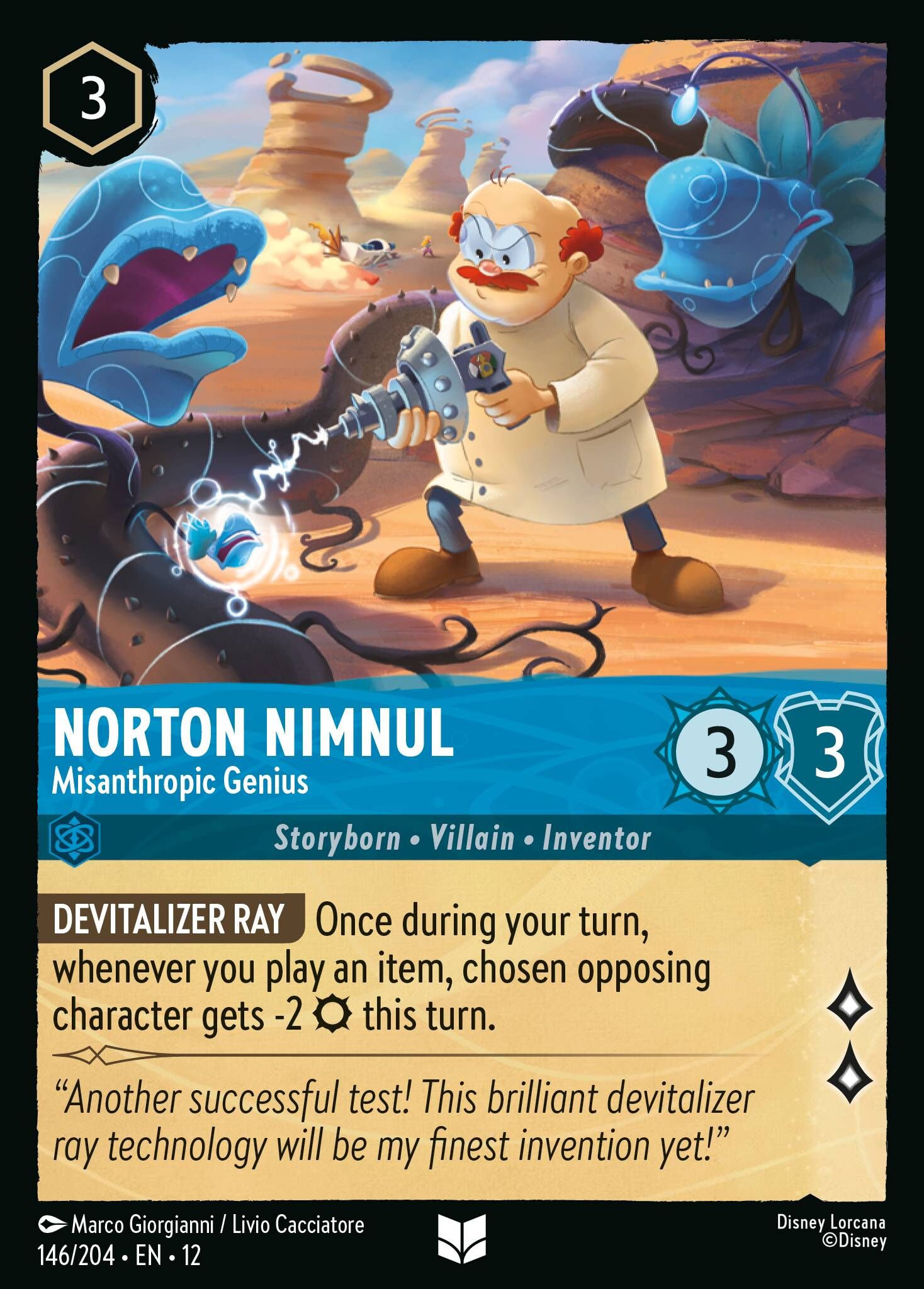 Wilds Unknown - 146/204 Norton Nimnul - Misanthropic Genius UC
