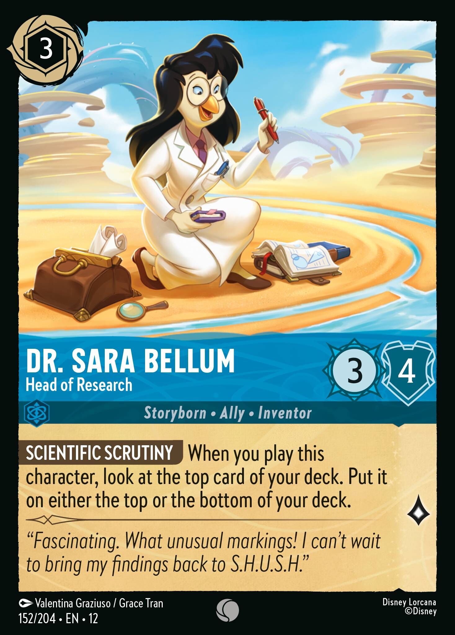 Wilds Unknown - 152/204 Dr. Sara Bellum - Head of Research C