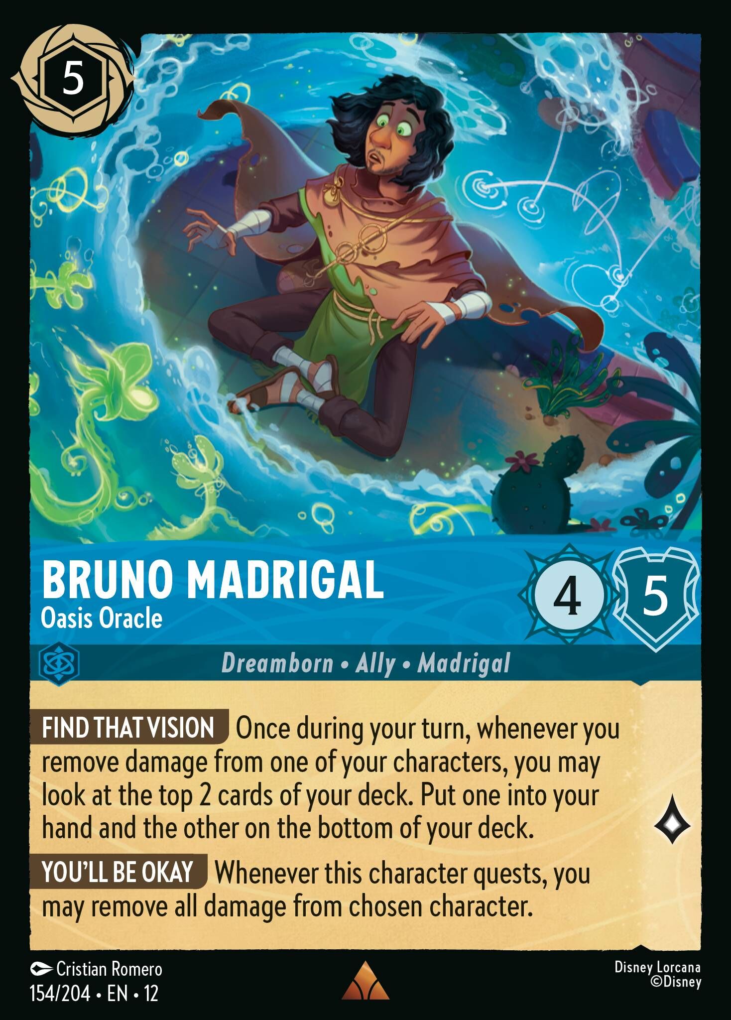 Wilds Unknown - 154/204 Bruno Madrigal - Oasis Oracle R
