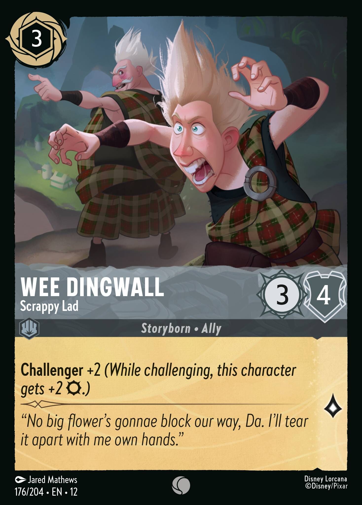 Wilds Unknown - 176/204 Wee Dingwall - Scrappy Lad C