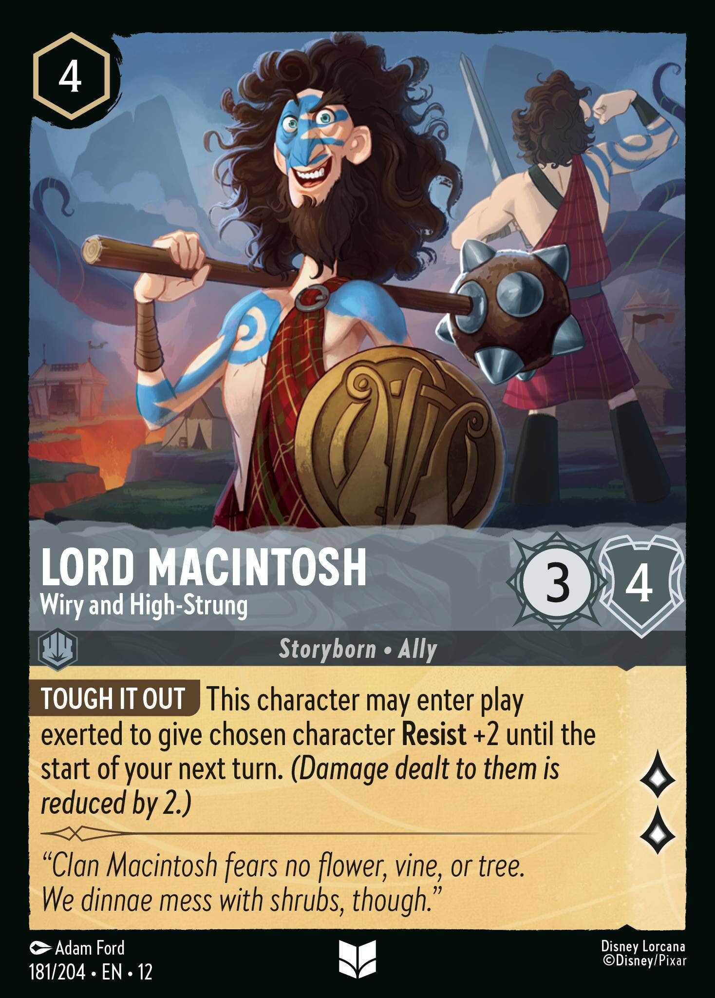 Wilds Unknown - 181/204 Lord Macintosh - Wiry and High-Strung UC