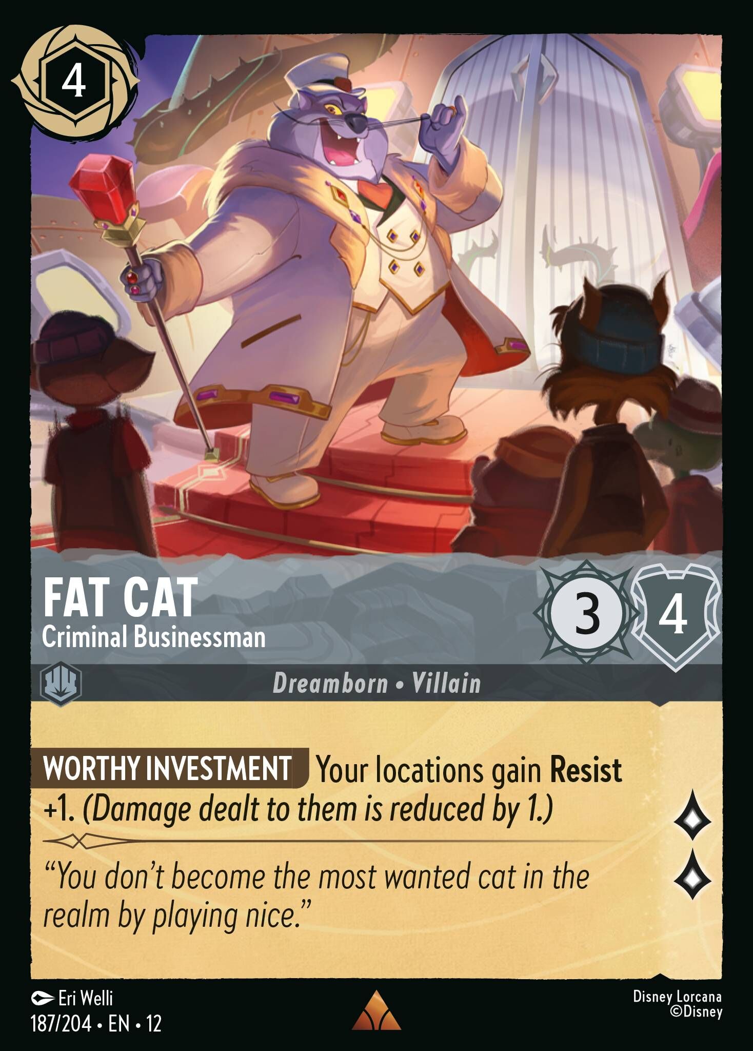 Wilds Unknown - 187/204 Fat Cat - Criminal Businessman R