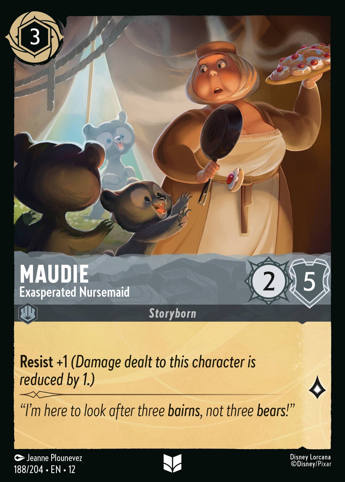 Wilds Unknown - 188/204 Maudie - Exasperated Nursemaid UC