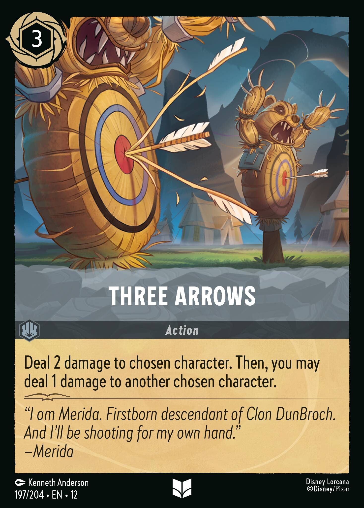 Wilds Unknown - 197/204 Three Arrows UC
