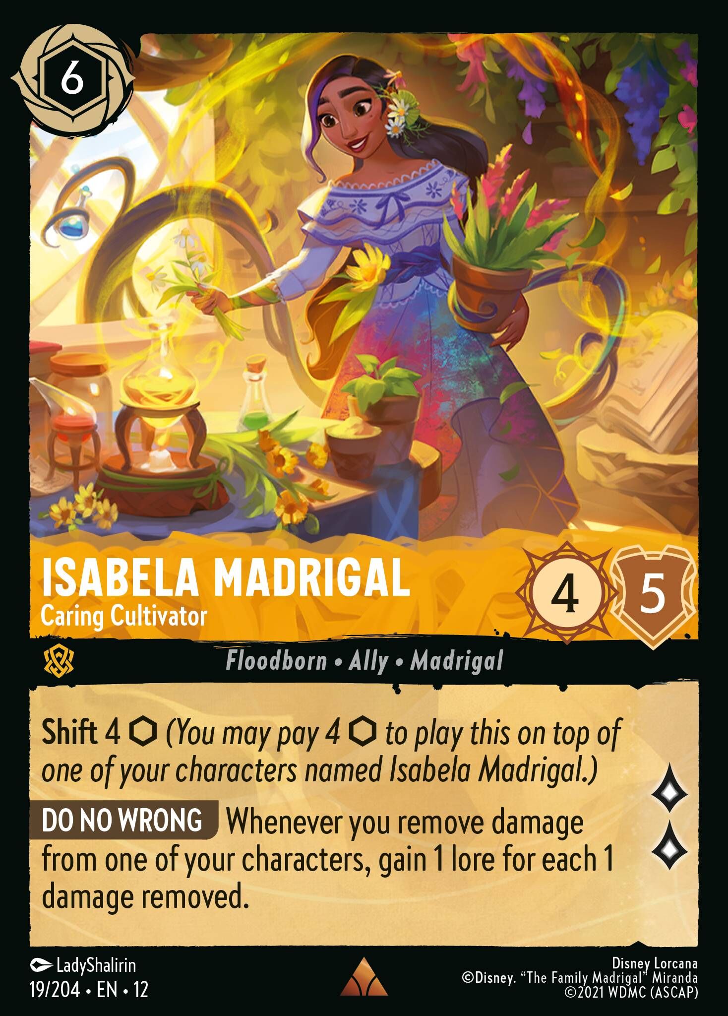 Wilds Unknown - 19/204 Isabela Madrigal – Caring Cultivator (Foil) R