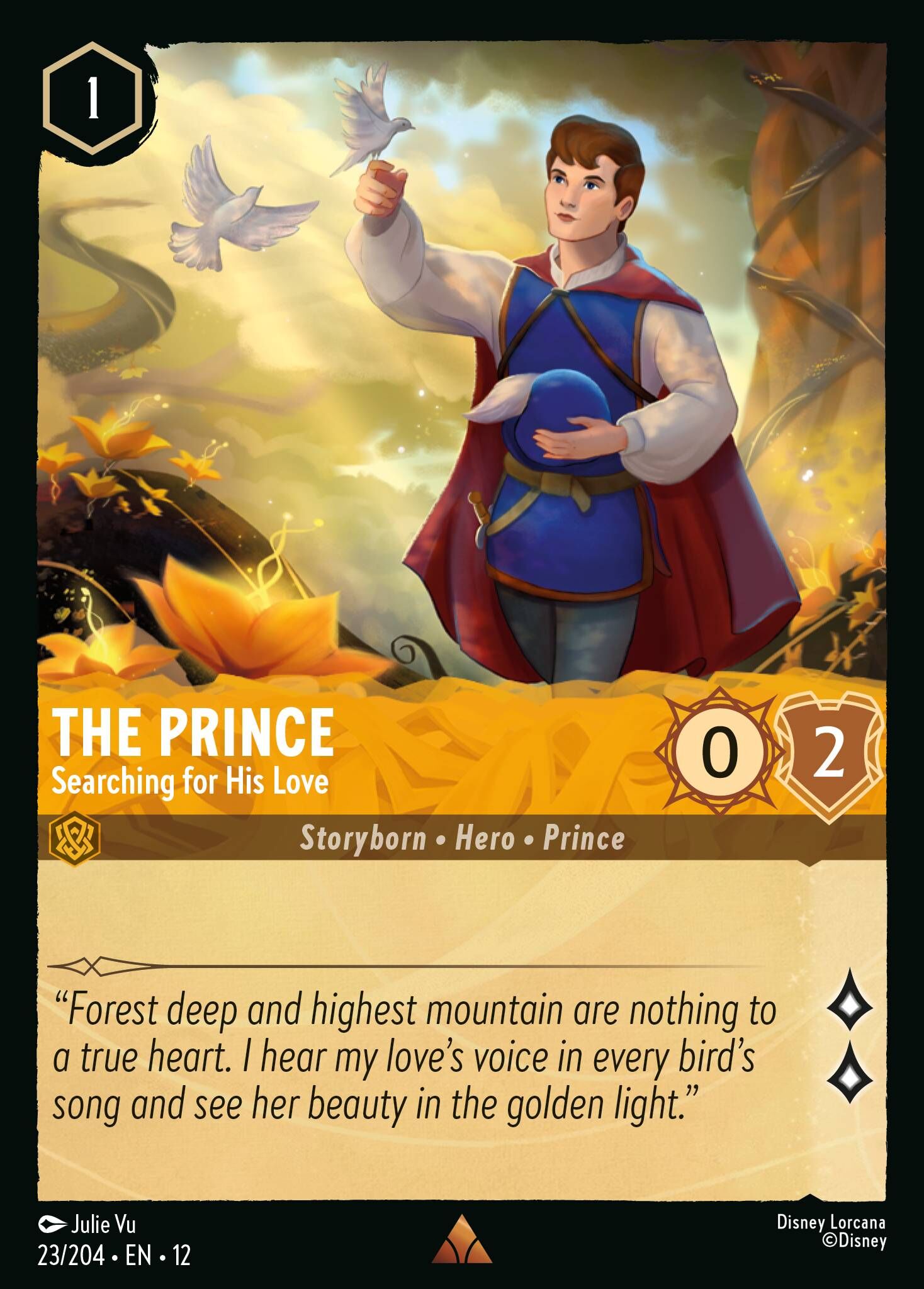 Wilds Unknown - 23/204 The Prince – Searching for His Love (Foil) R