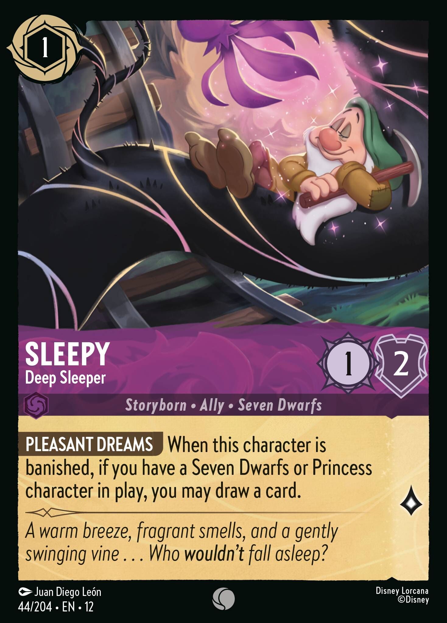 Wilds Unknown - 44/204 Sleepy - Deep Sleeper (Foil) C