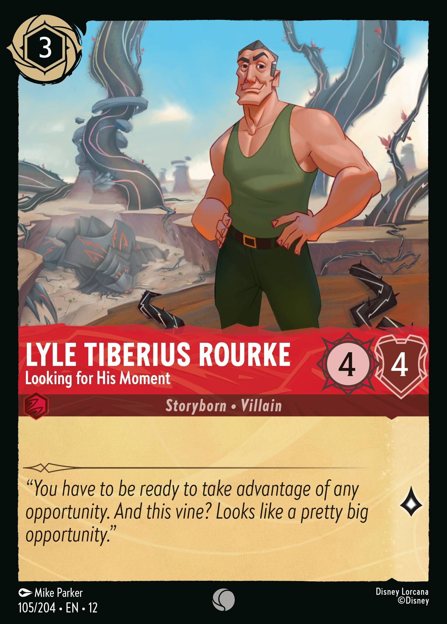 Wilds Unknown - 105/204 Lyle Tiberius Rourke - Looking for His Moment (Foil) C