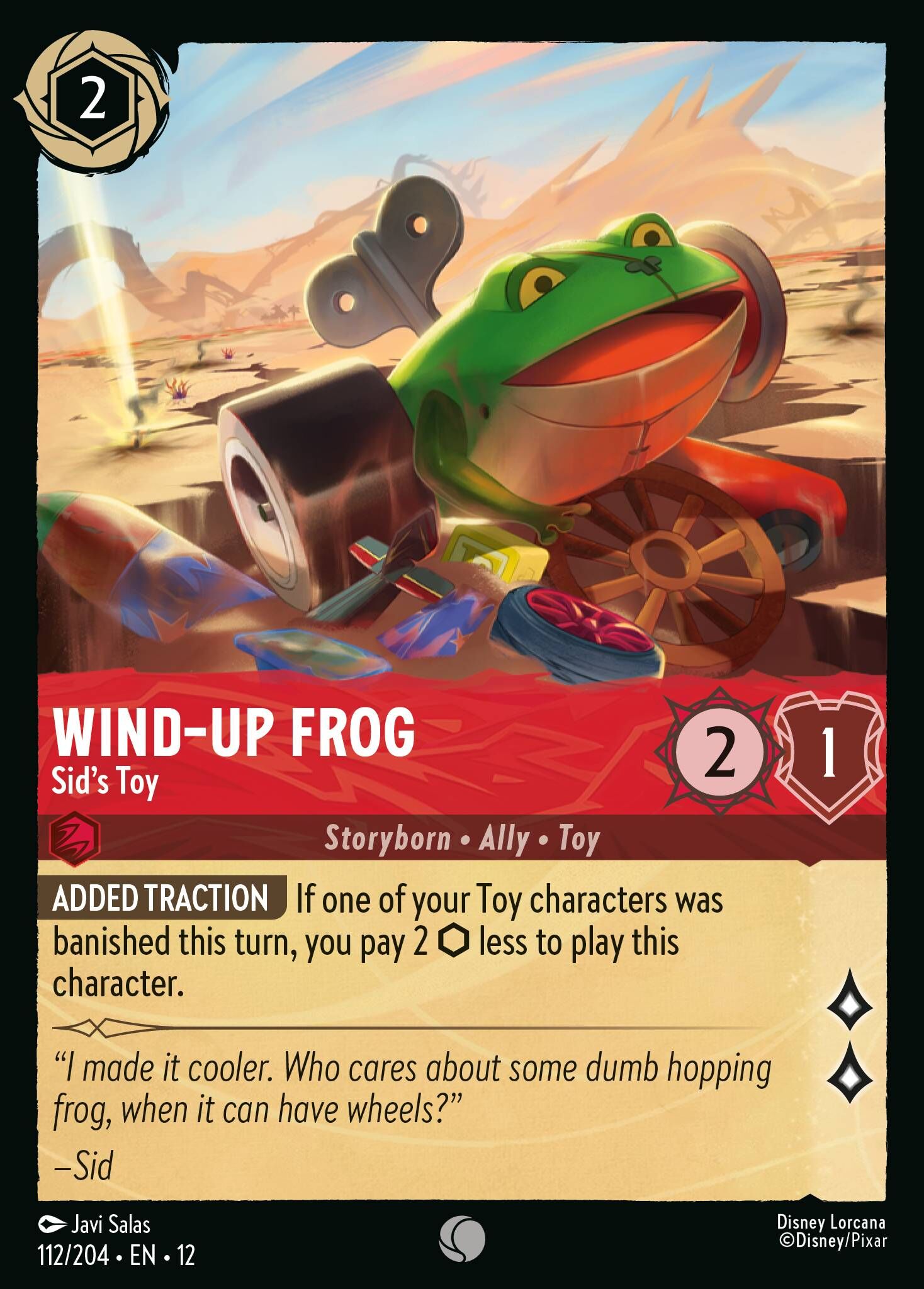 Wilds Unknown - 112/204 Wind-Up Frog - Sid's Toy (Foil) C
