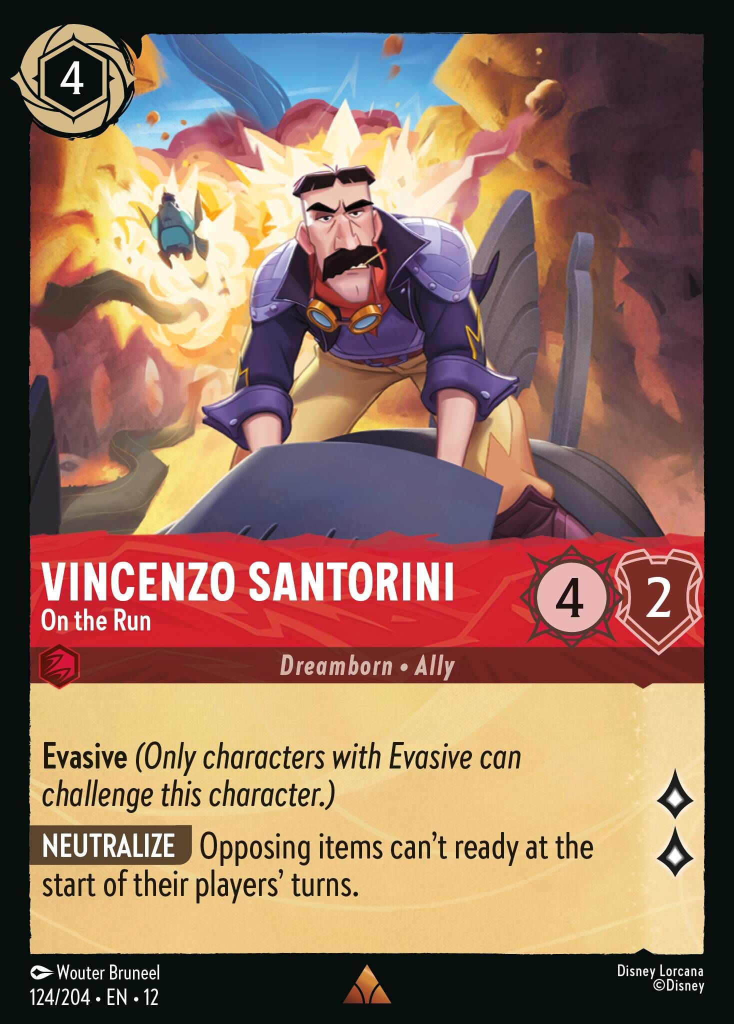Wilds Unknown - 124/204 Vincenzo Santorini - On the Run (Foil) R