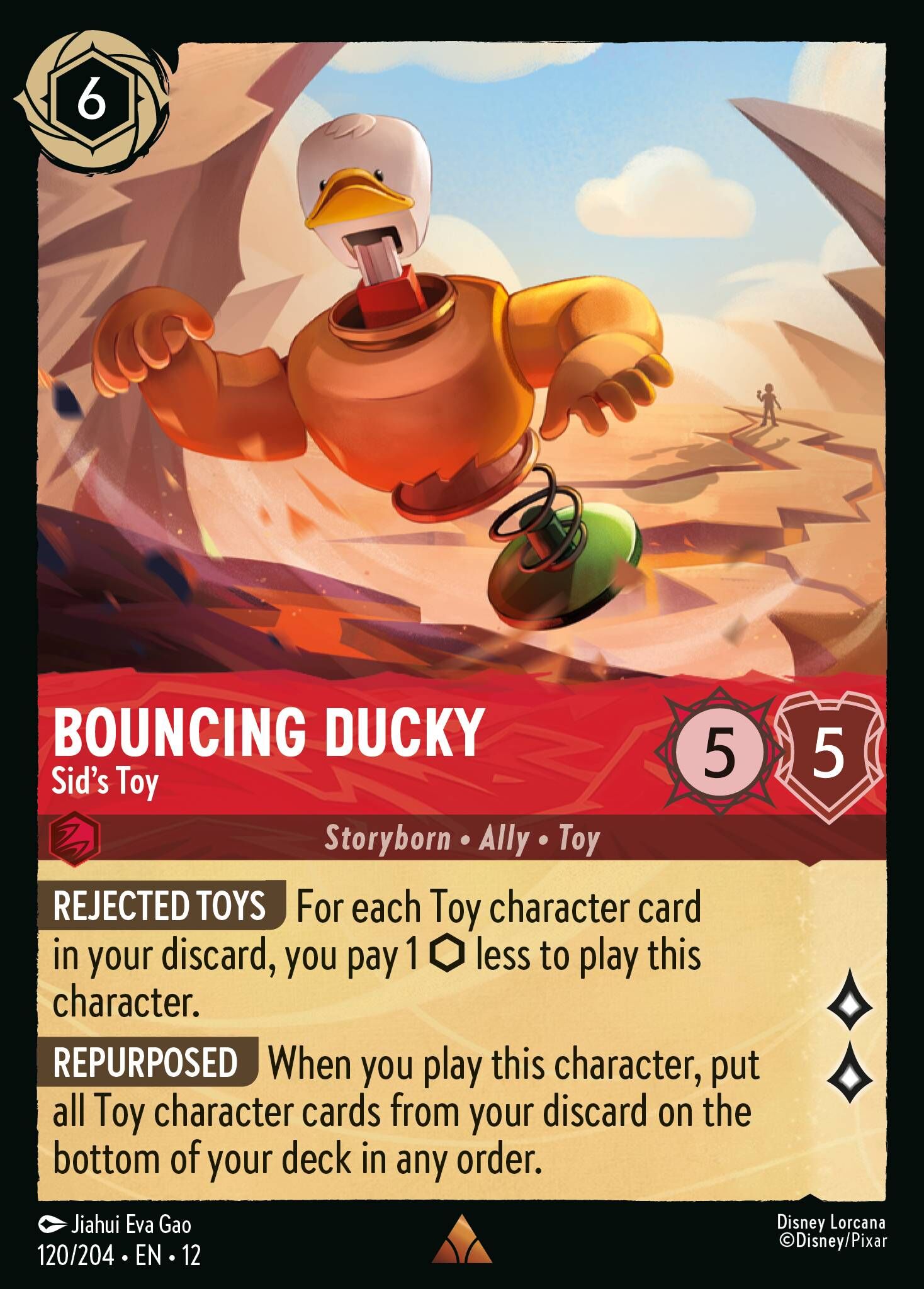 Wilds Unknown - 120/204 Bouncing Ducky - Sid's Toy (Foil) R