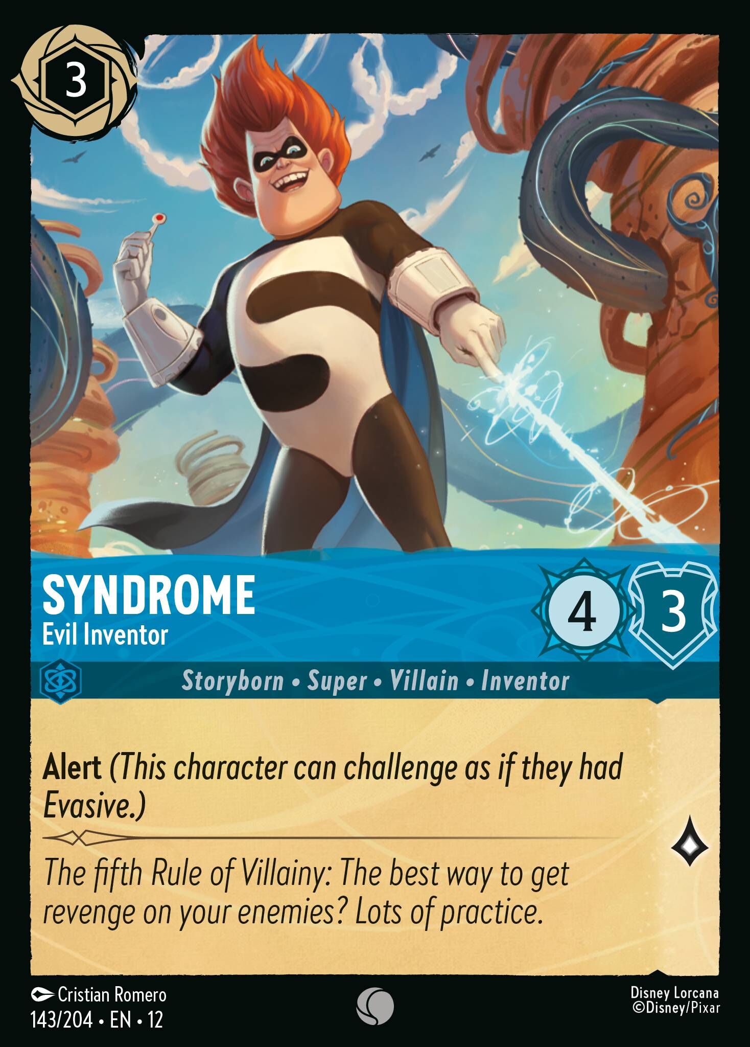 Wilds Unknown - 143/204 Syndrome - Evil Inventor (Foil) C