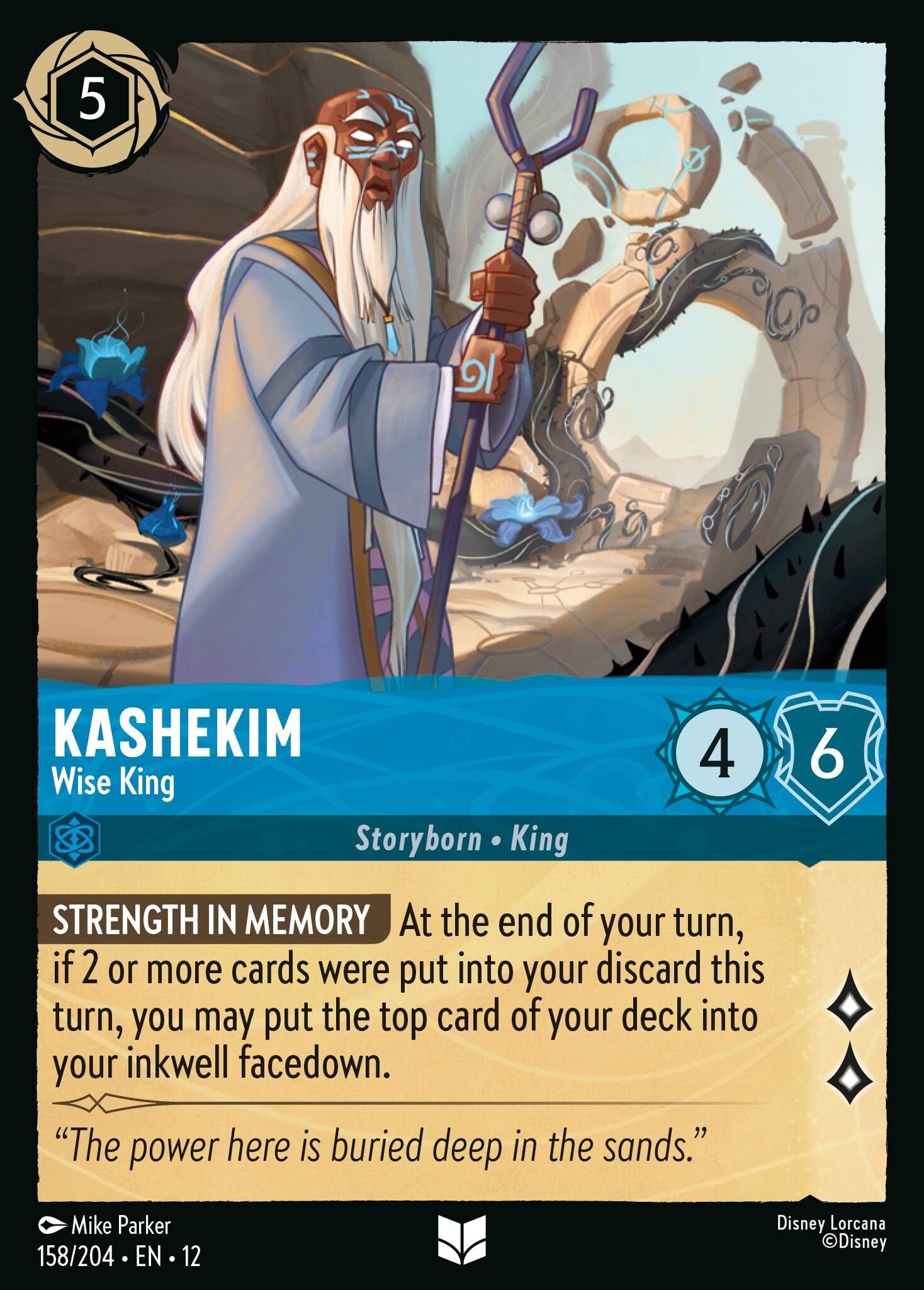Wilds Unknown - 158/204 Kashekim - Wise King (Foil) UC