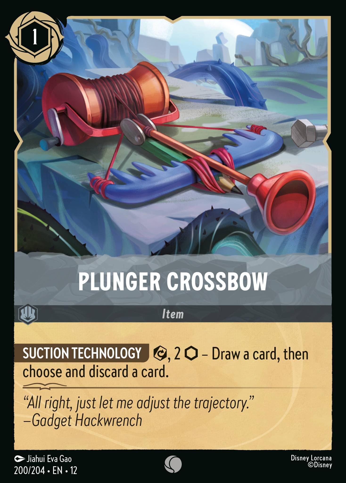 Wilds Unknown - 200/204 Plunger Crossbow (Foil) C