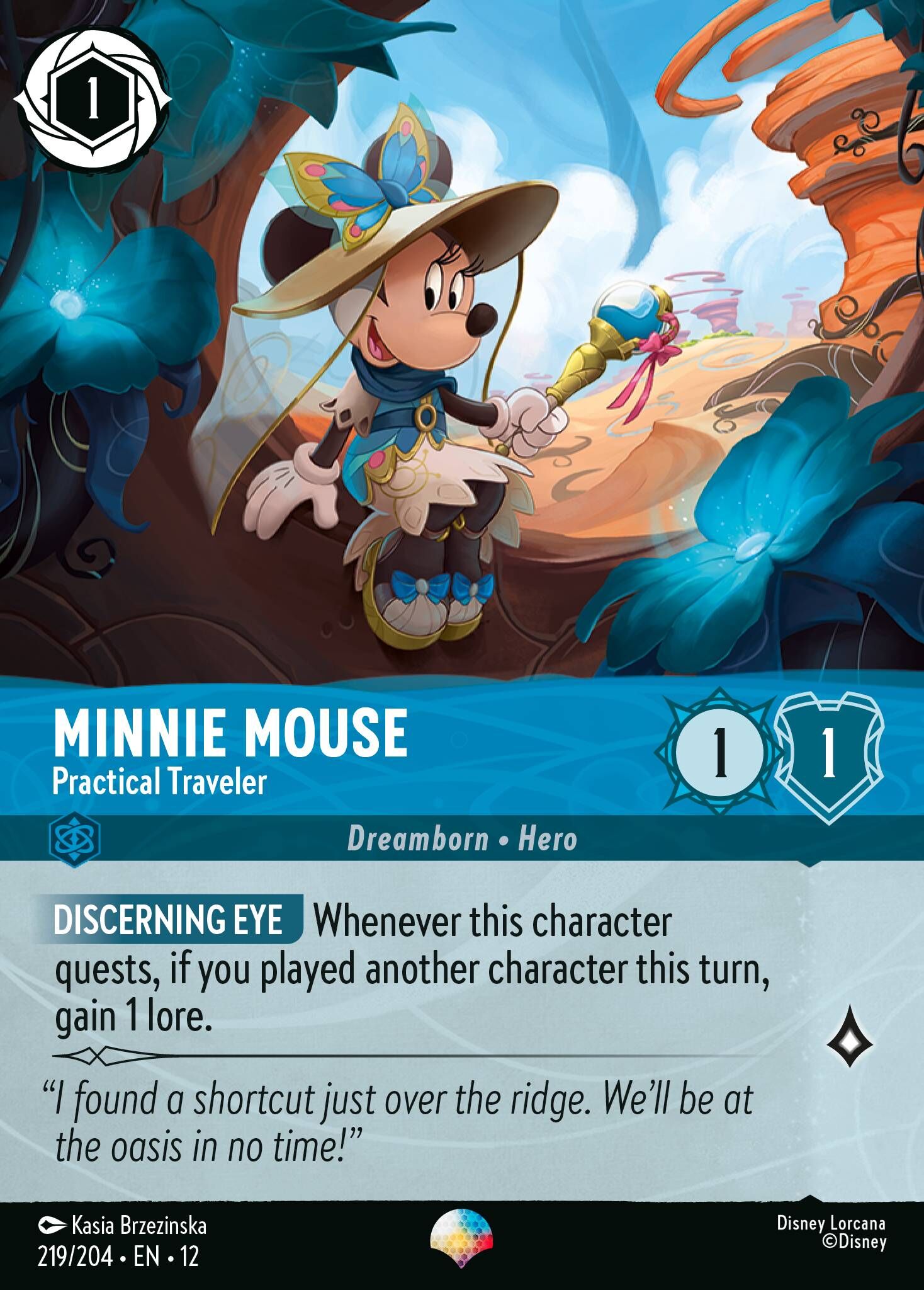 Wilds Unknown - 219/204 Minnie Mouse - Practical Traveler EP