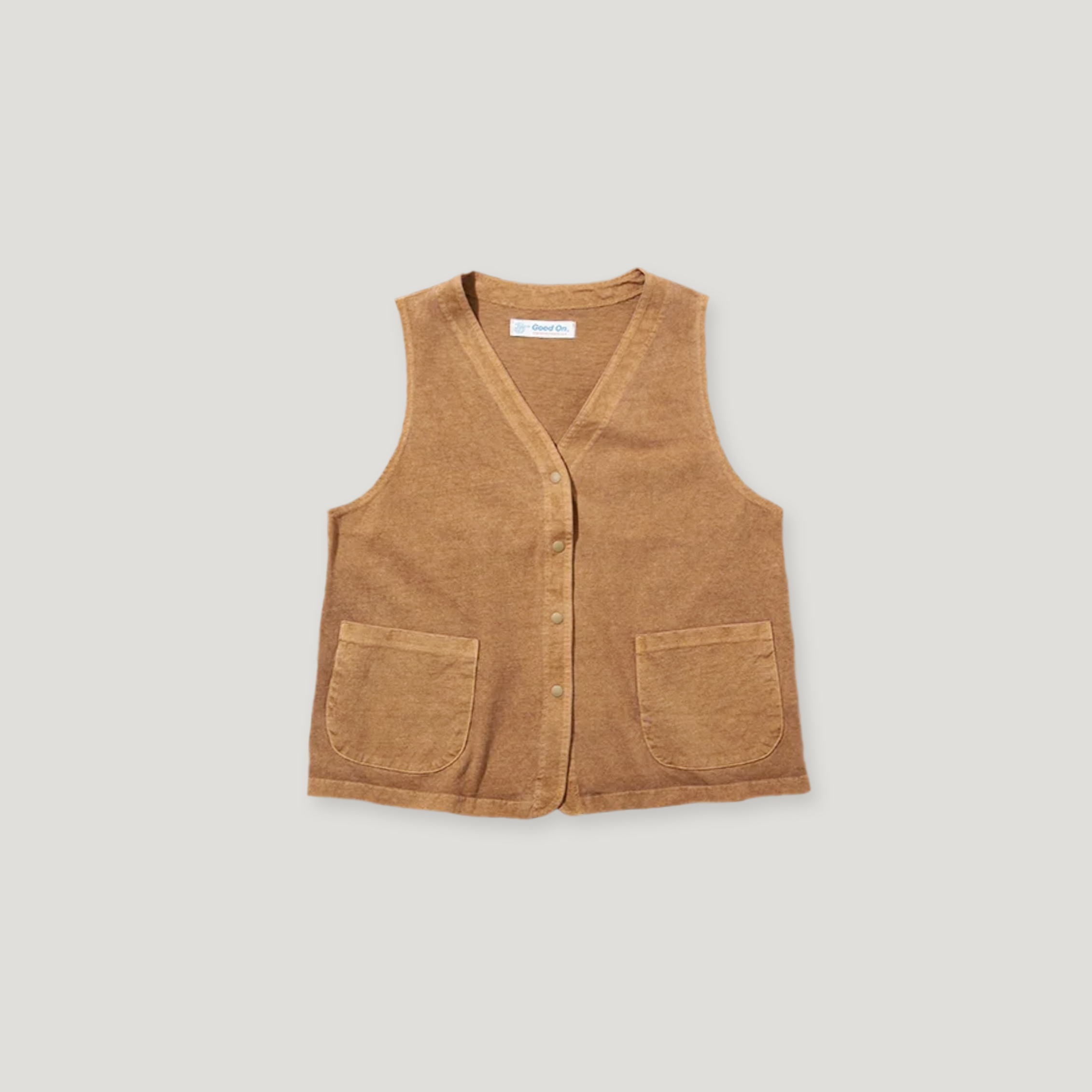 GOOD ON Snap Tee Vest ╭ 2色 ╮