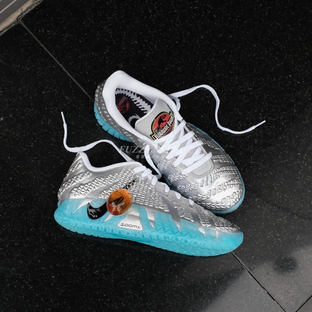 【逢甲 FUZZY】Jurassic Park x Nike JA 3 EP 侏儸紀公園 銀藍 IU7239-002