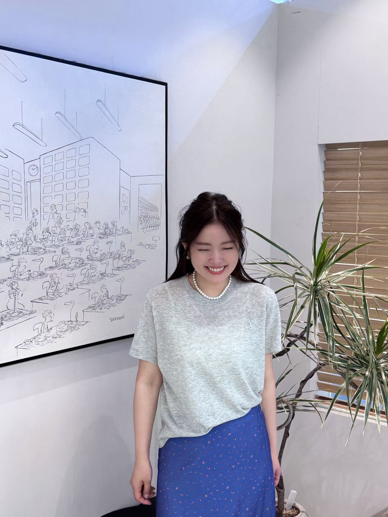 AB6315 小刺繡混色Tee