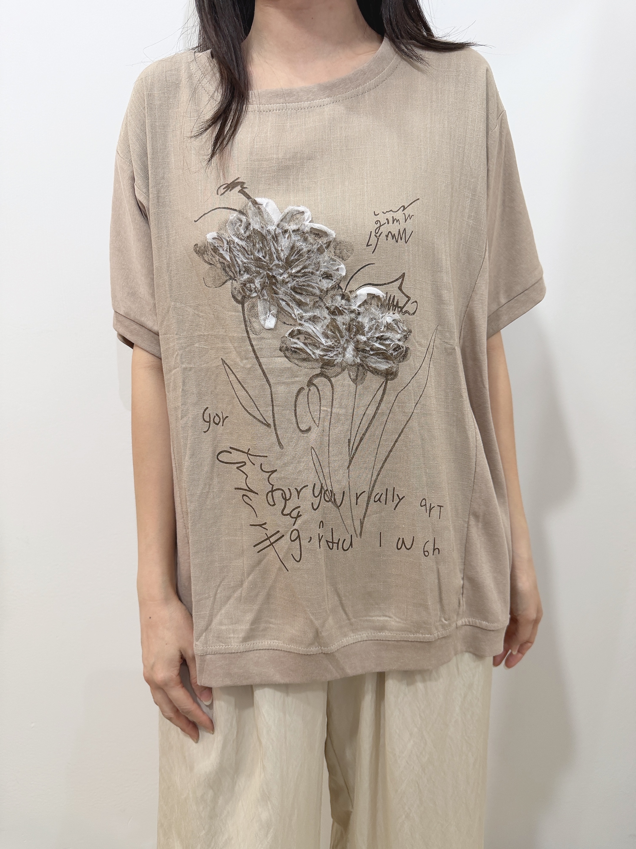LE 立體花瓣top