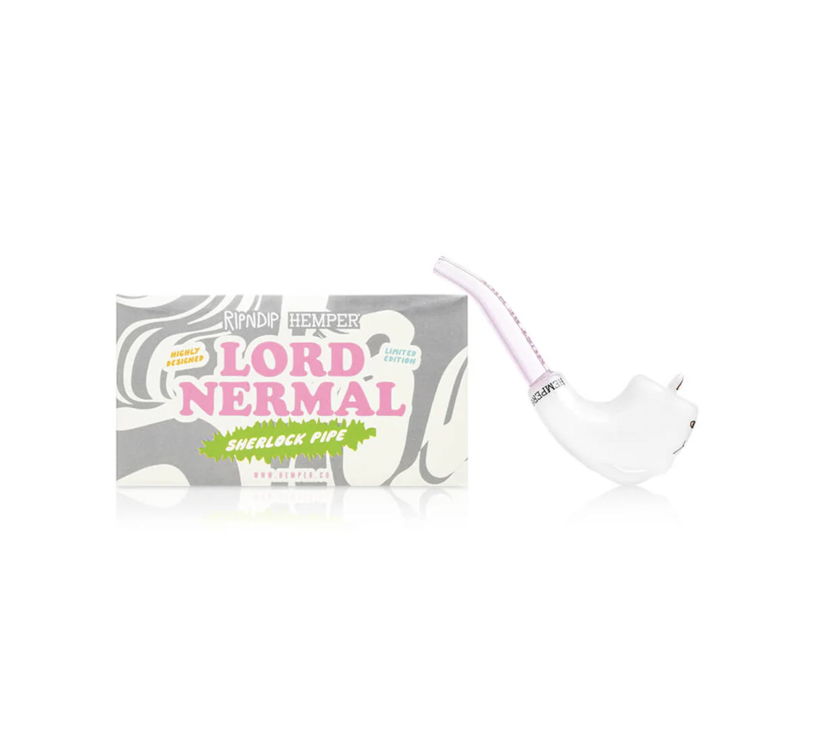 RIPNDIP x HEMPER - 中指貓迷幻菇菇 & 經典煙斗 Lord Nermal Hand Pipe