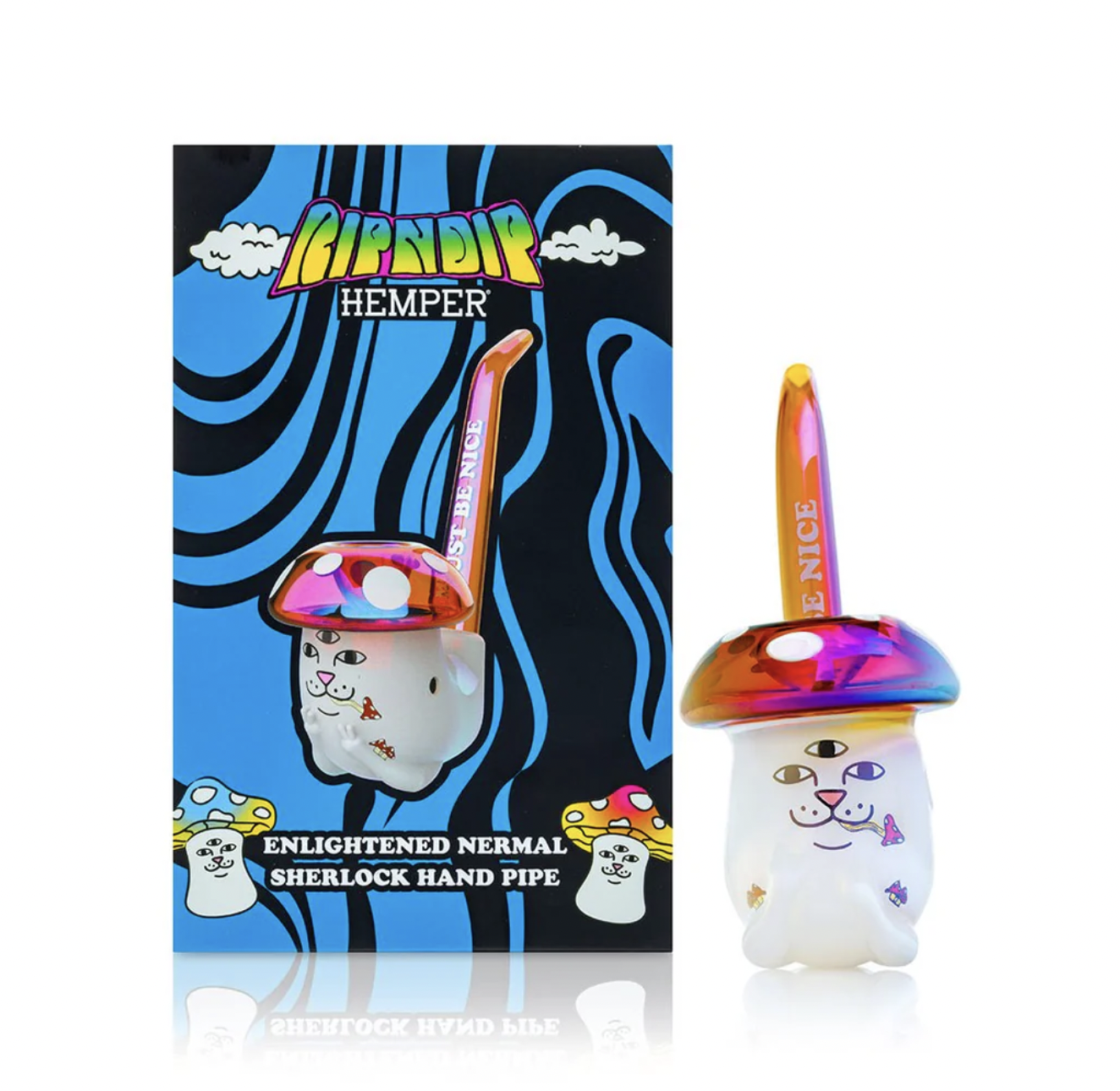 RIPNDIP x HEMPER - 中指貓迷幻菇菇 & 經典煙斗 Lord Nermal Hand Pipe