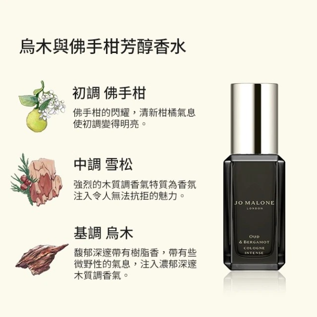 S22077 🌸Jo Malone – 烏木與佛手柑香水 9ml (有噴頭)