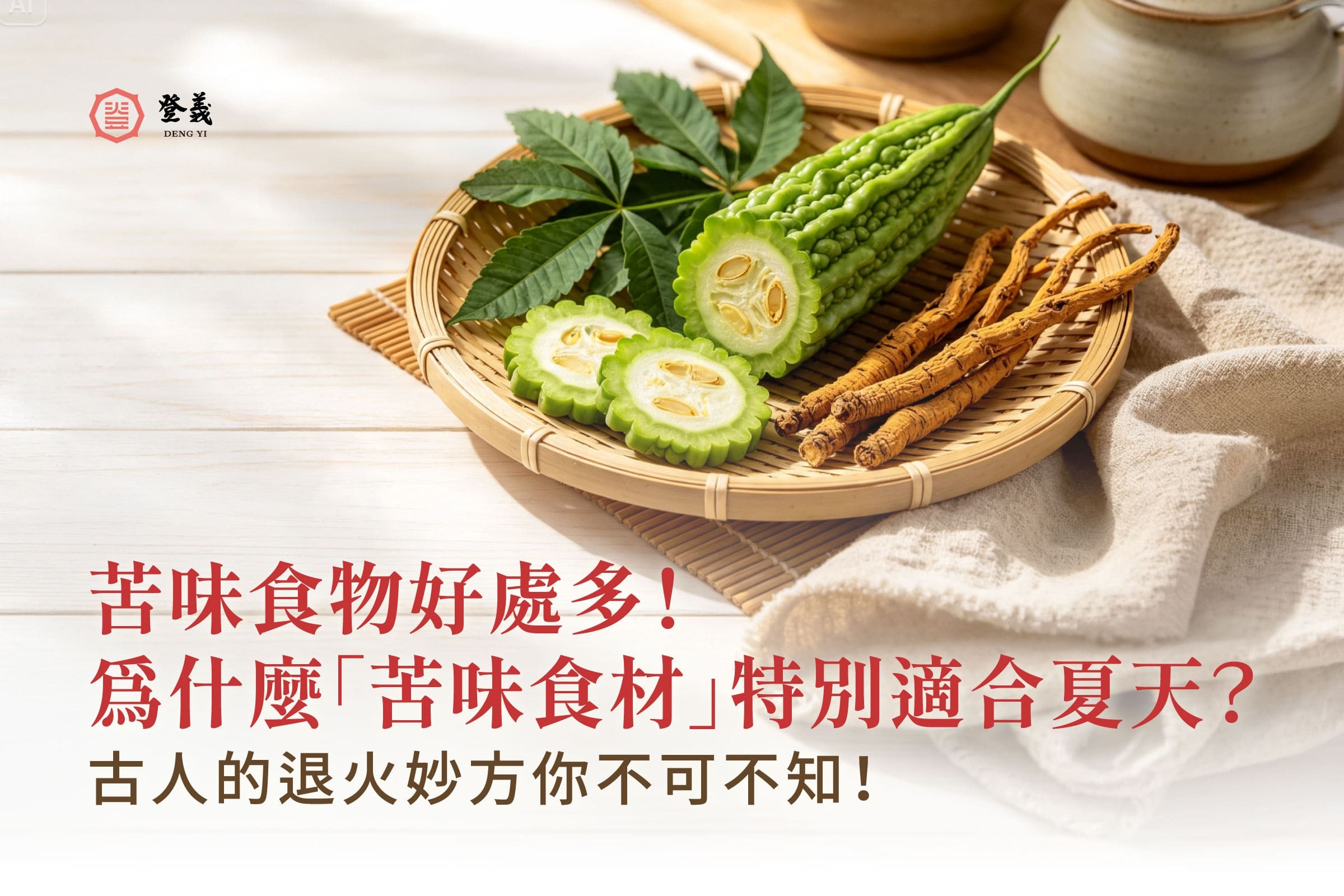 苦味食物好處多！為什麼「苦味食材」特別適合夏天？古人的退火妙方你不可不知！