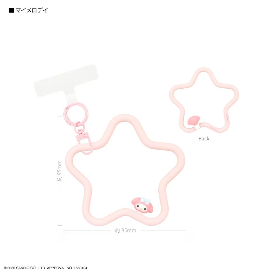 Gourmandise 三麗鷗 手機星星手環 日本國內版 美樂蒂