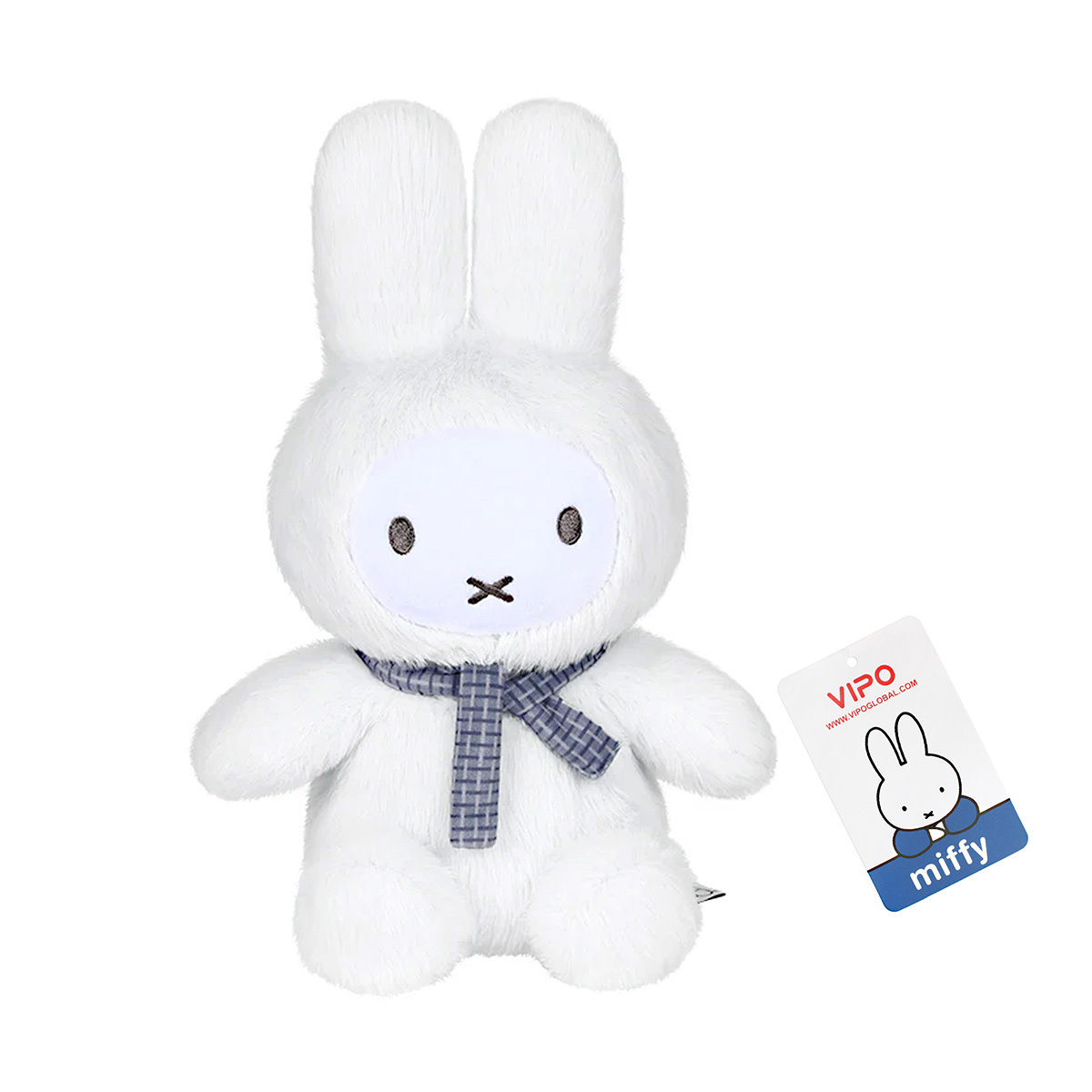 VIPO Miffy 馬卡龍毛绒公仔 (25cm) -白色 -MIF37557