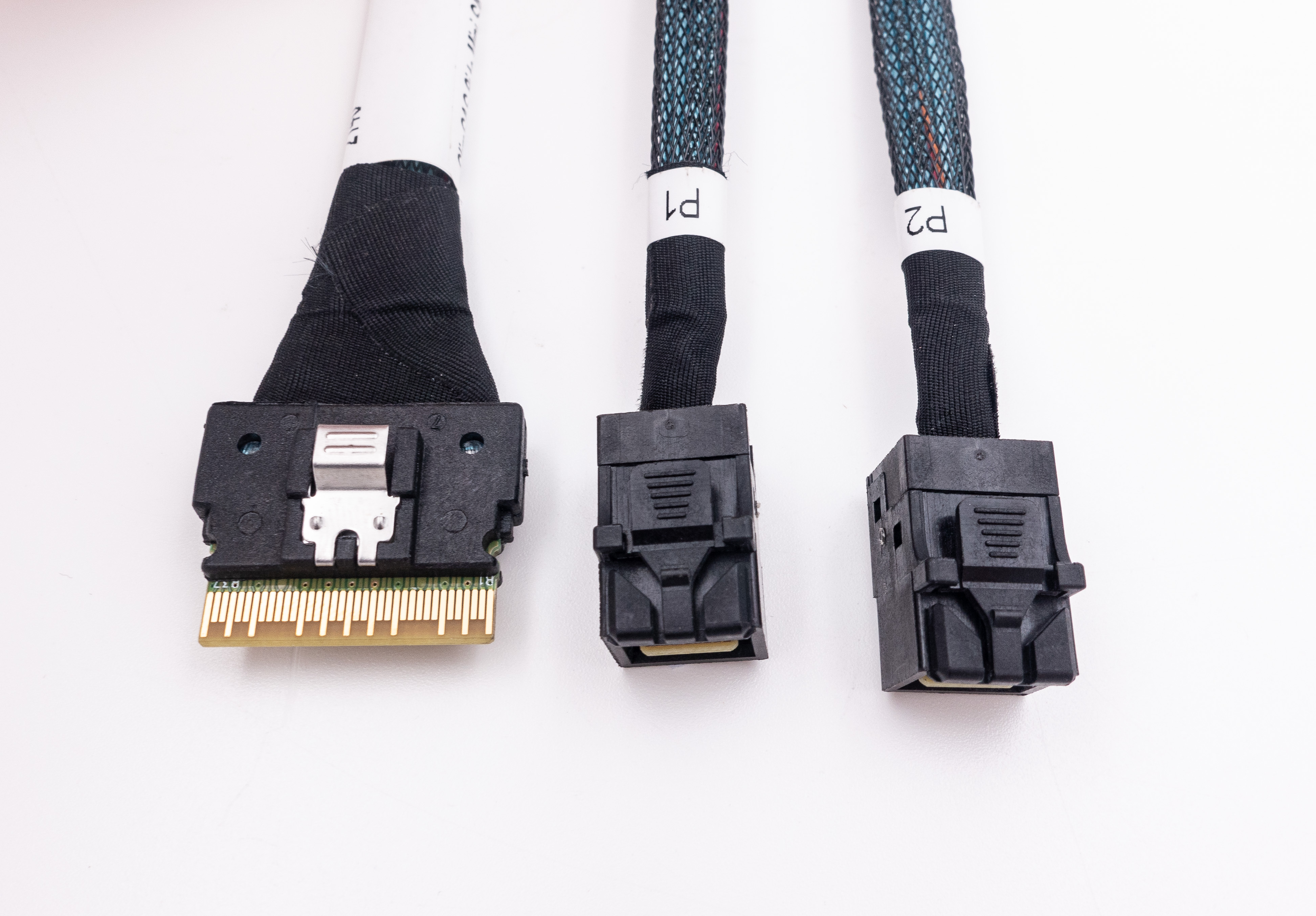 安費諾 SilmSAS SFF8654 8i 轉 2埠 MiniSAS SFF8643 1轉2 傳輸線 排線 RAID 磁碟陣列