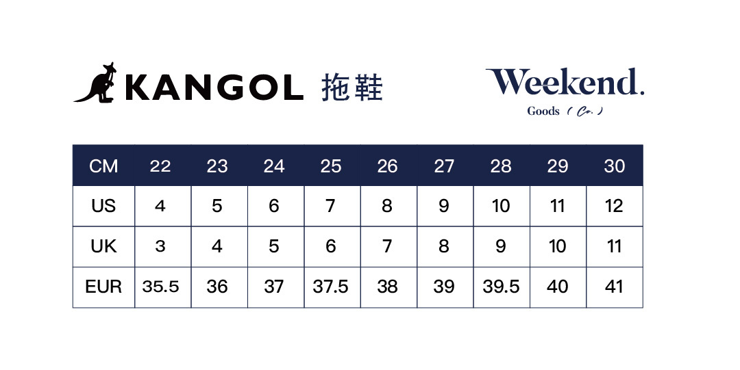 拖鞋尺寸,拖鞋尺寸對照表,拖鞋尺碼