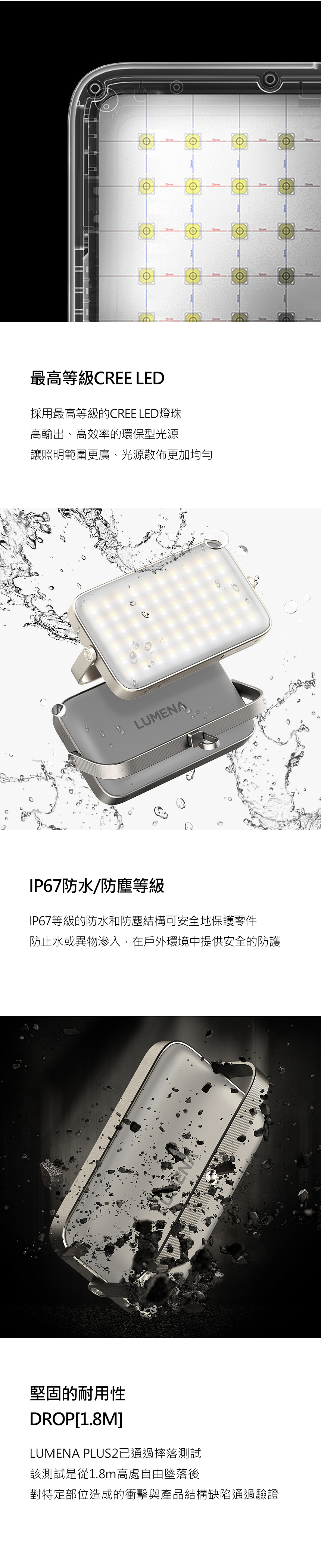 LUMENA PLUS2 行動電源照明LED燈