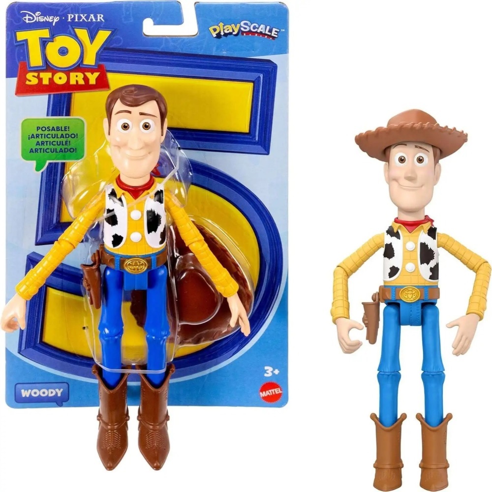 【玩具研究中心】MATTEL 美泰兒 玩具總動員5 7吋 胡迪 可動人偶