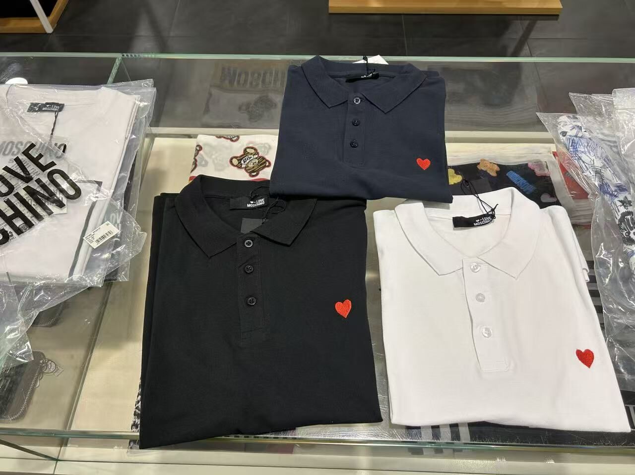 LYS01958 Love Moschino 男裝Polo短袖