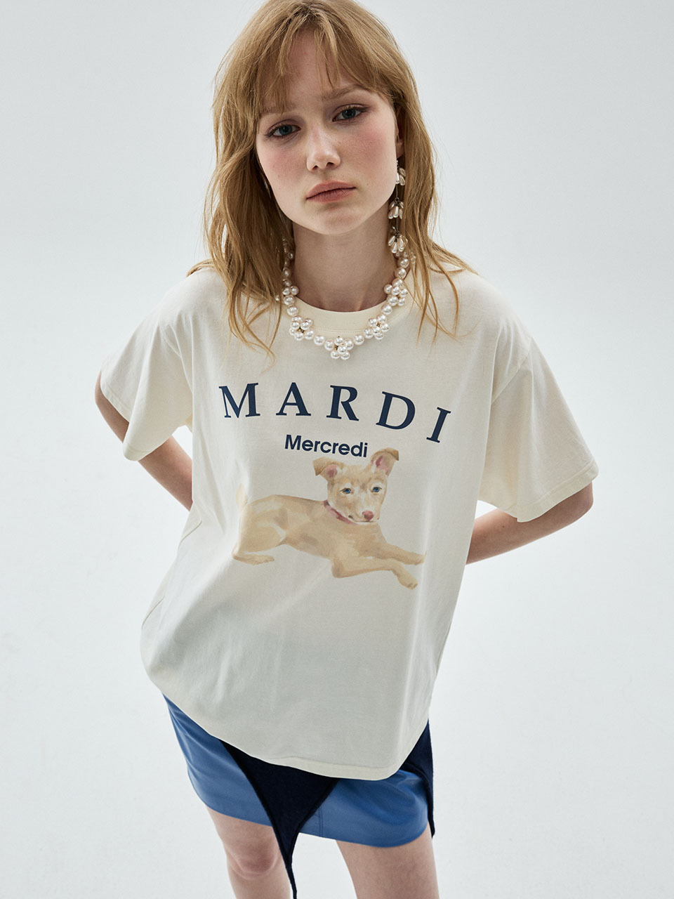 Mardi Mercredi TSHIRT NEZ TOUT ROSE 01