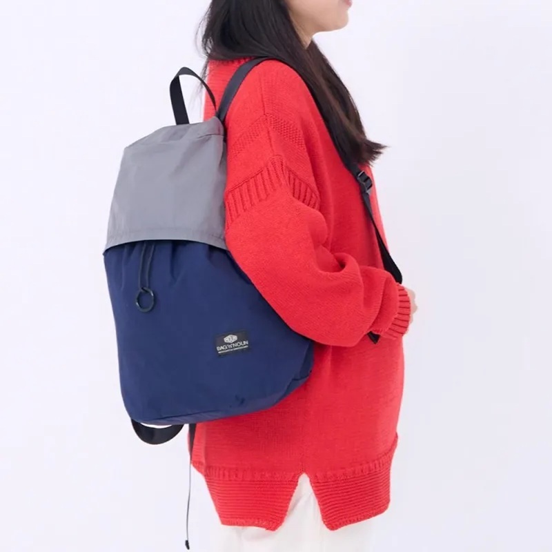 Bag'n'Noun｜CAP SAC COMBI抽繩背包  M號 - 海軍藍 (70021060NAVY)