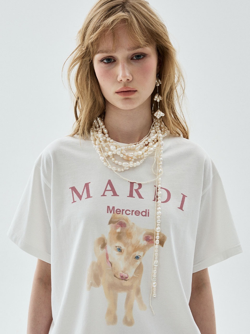 Mardi Mercredi TSHIRT NEZ TOUT ROSE 02
