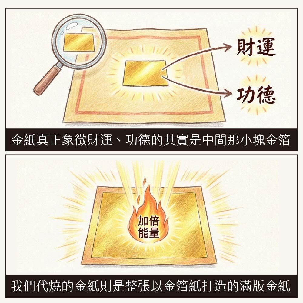 金箔金紙製程一