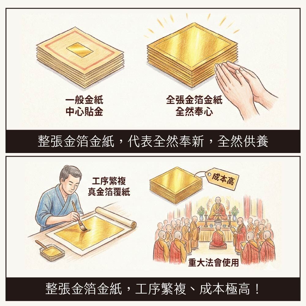 金箔金紙製程二