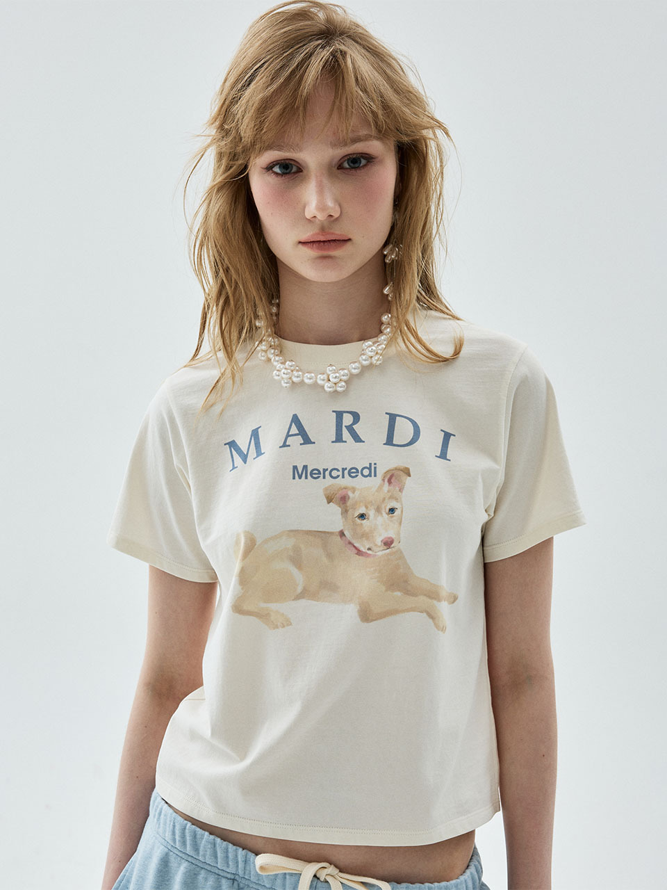 Mardi Mercredi SLIM TSHIRT NEZ TOUT ROSE 01
