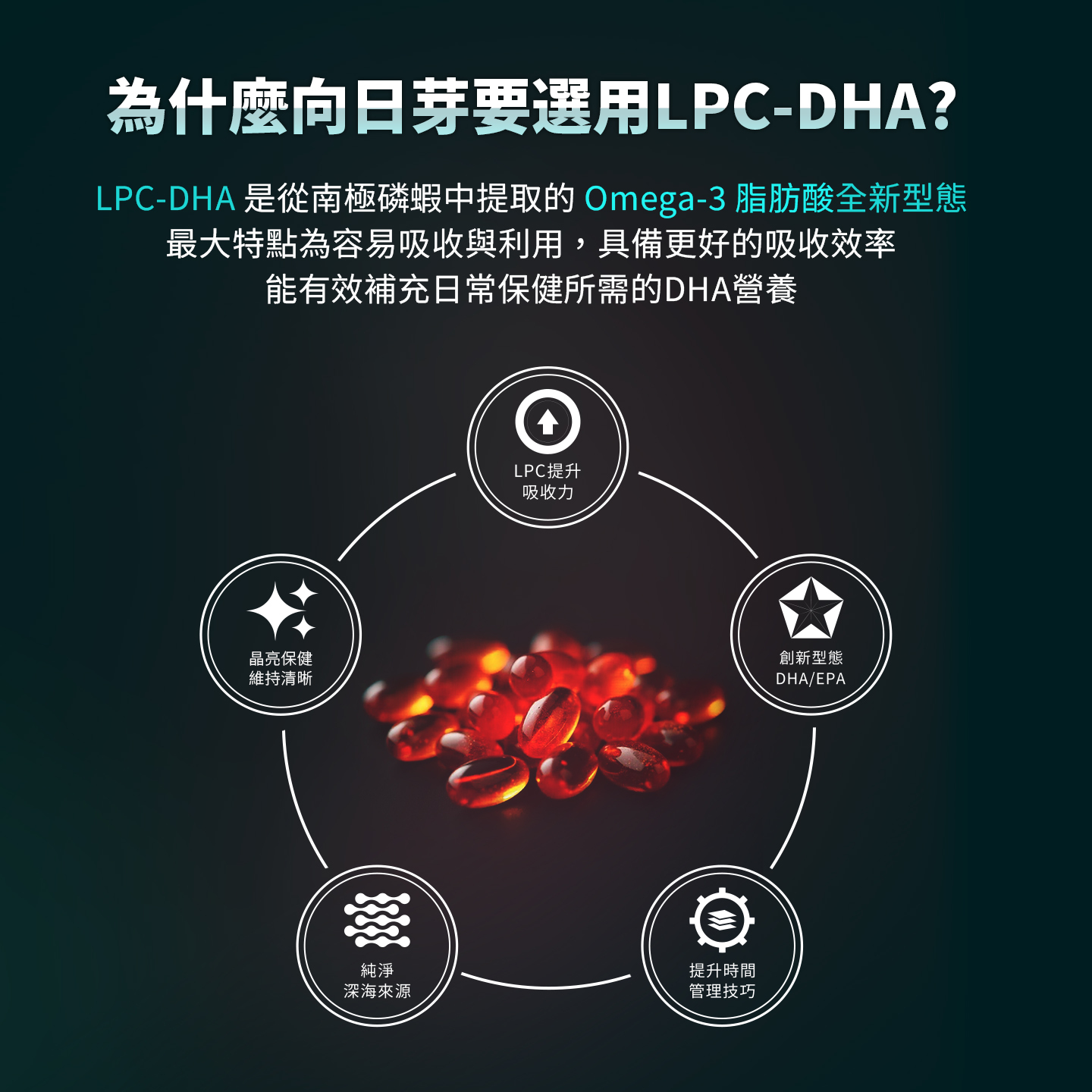 為什麼向日芽有限公司要選用LPC-DHA
