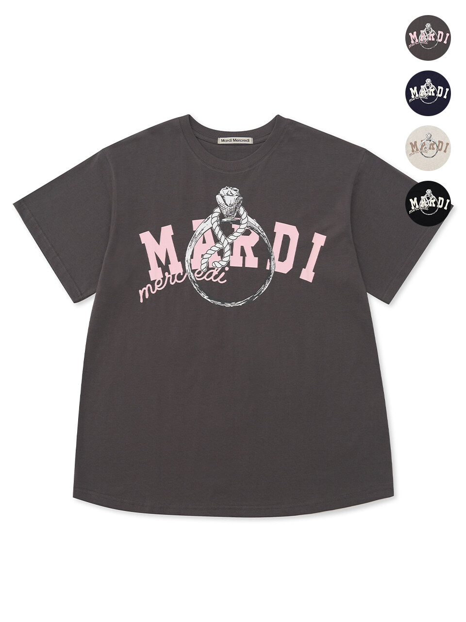 Mardi Mercredi TSHIRT RING WITH ROCK