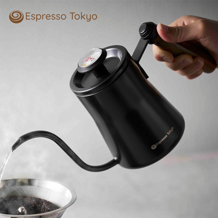 【新品預購】Espresso Tokyo 輕量溫顯細嘴手沖壺550ml