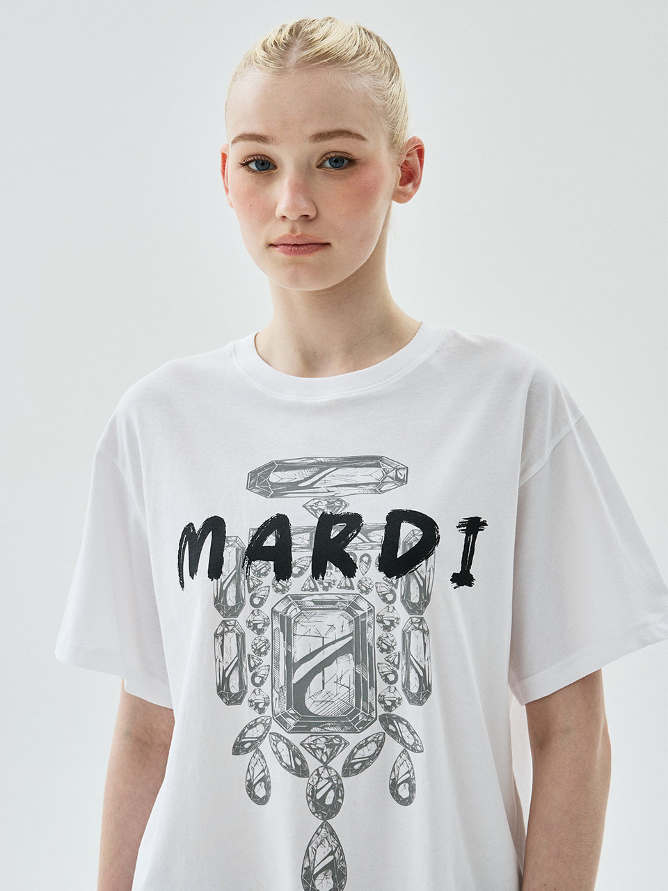 Mardi Mercredi TSHIRT BIJOU BRUSH LOGO MARDI